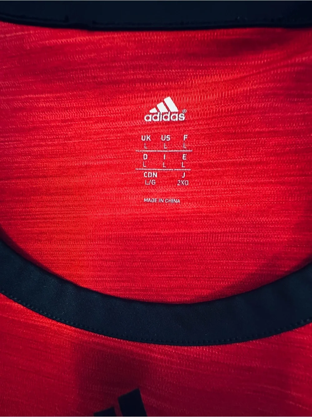 Adidas Heather Red Active Training Tank Top Men's Size Large Center Logo